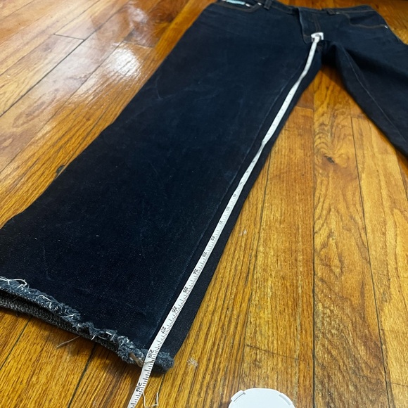 ALEXACHUNG dark wash straight leg jeans, 27 - Picture 8 of 9